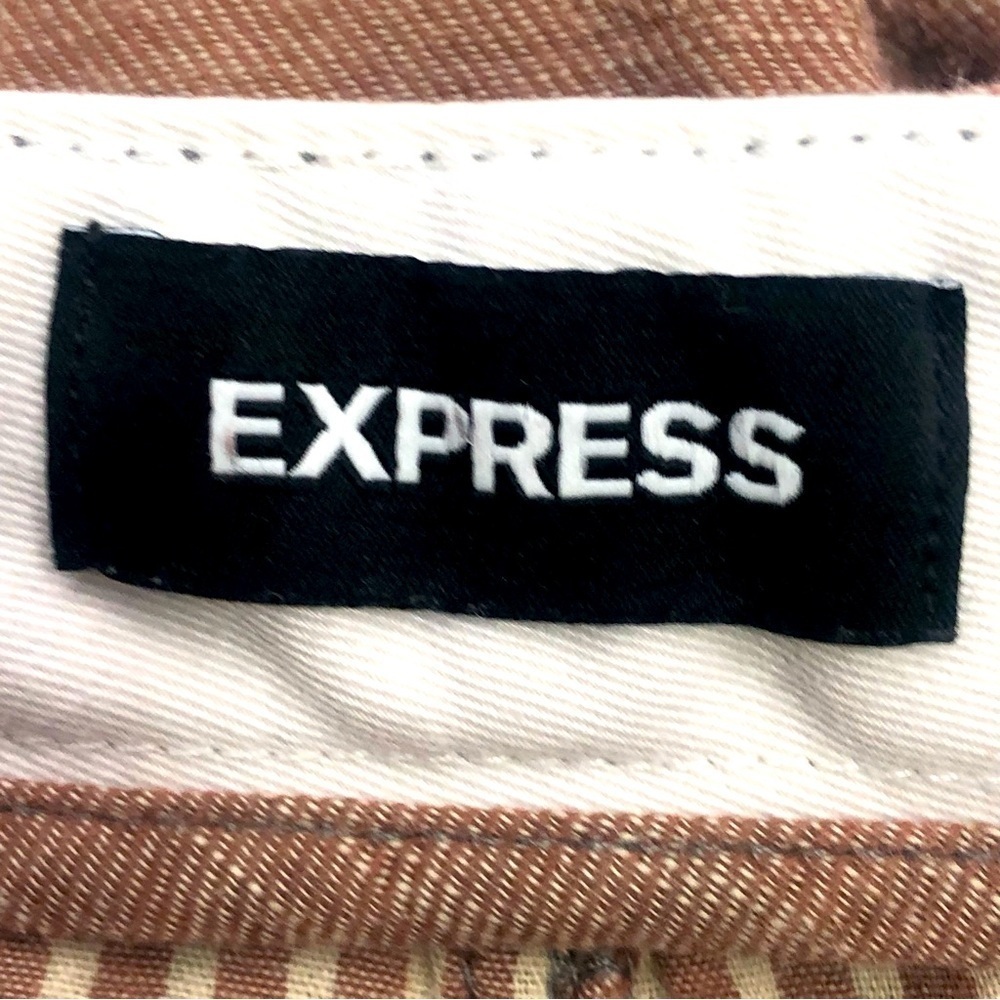 Express Brown Drawstring Shorts Size 30 - image 6